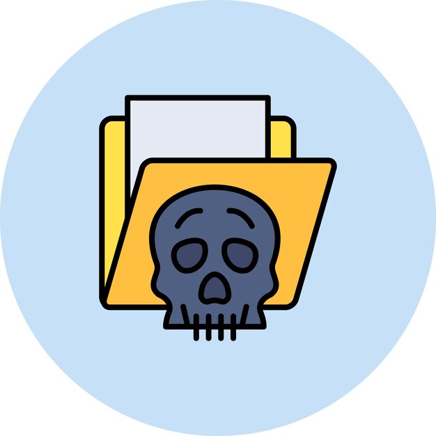 folder hacked icon vector image can be used for cyber security