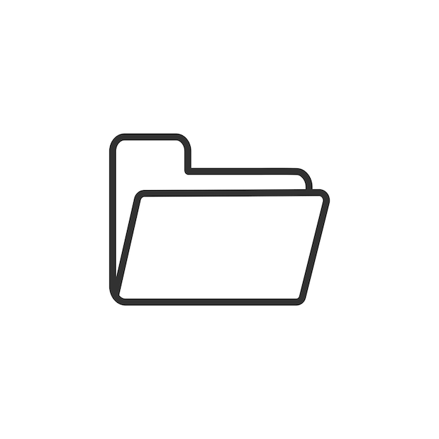 Folder icon File vector illustration Data business concept