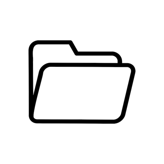 Folder Icon Vector Design Template