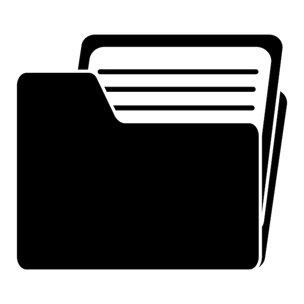 folder icon vector illustration template design