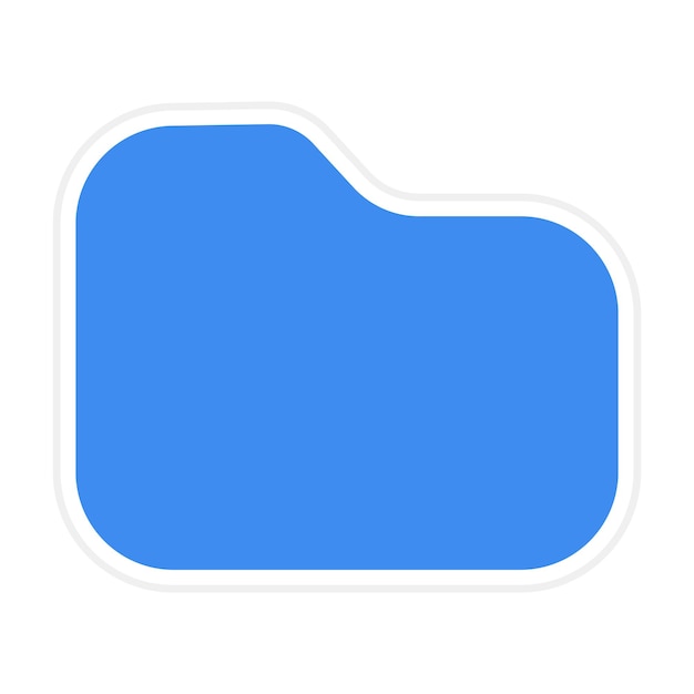 Folder icon vector image Can be used for UI
