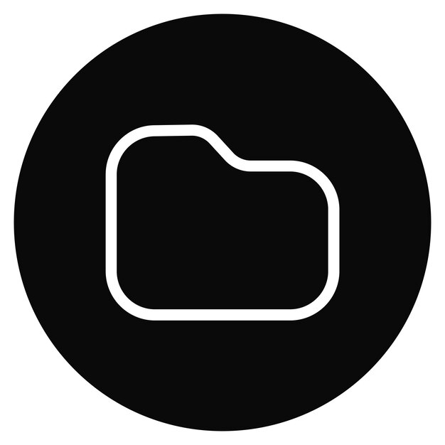 Folder icon vector image Can be used for UI