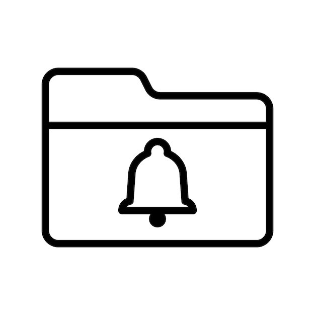 Folder notification icon