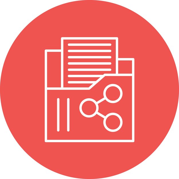 Folder Sharing icon vector image Can be used for Networking and Data Sharing