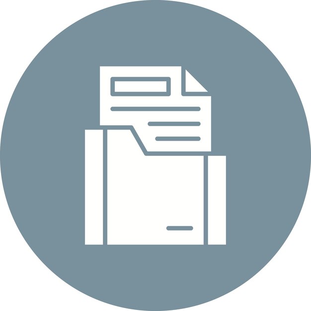 Folder Vector Illustration Style