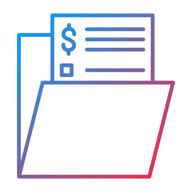 folder with files icon vector image can be used for business