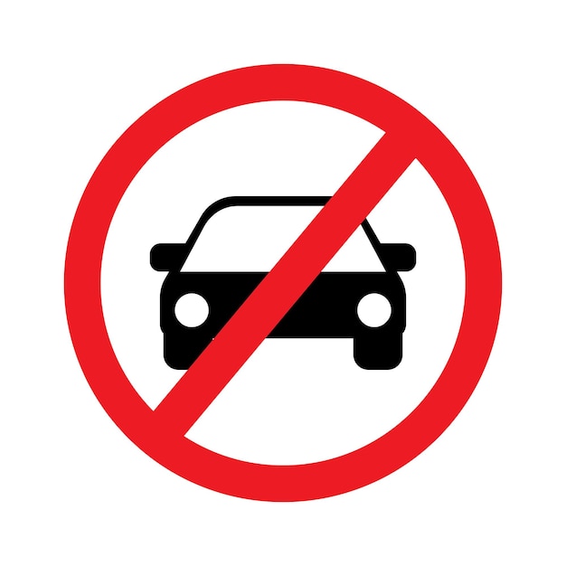 Forbidden sign icon