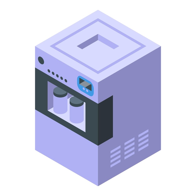 Force oxygen concentrator icon isometric vector Home equipment Medical health