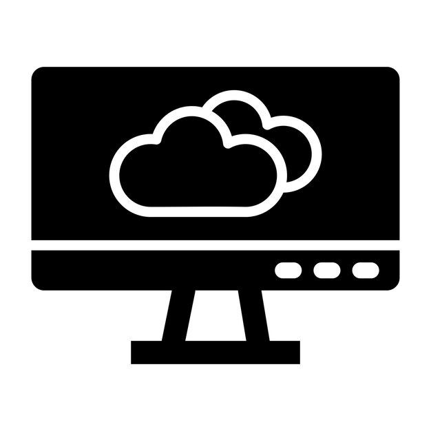 Forecast Vector Icon Design Illustration
