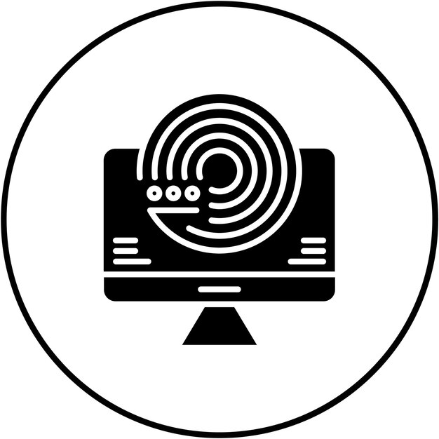 forecasting model icon vector image can be used for data analytics