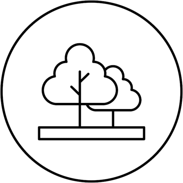 Forest icon vector image Can be used for Sustainable Energy