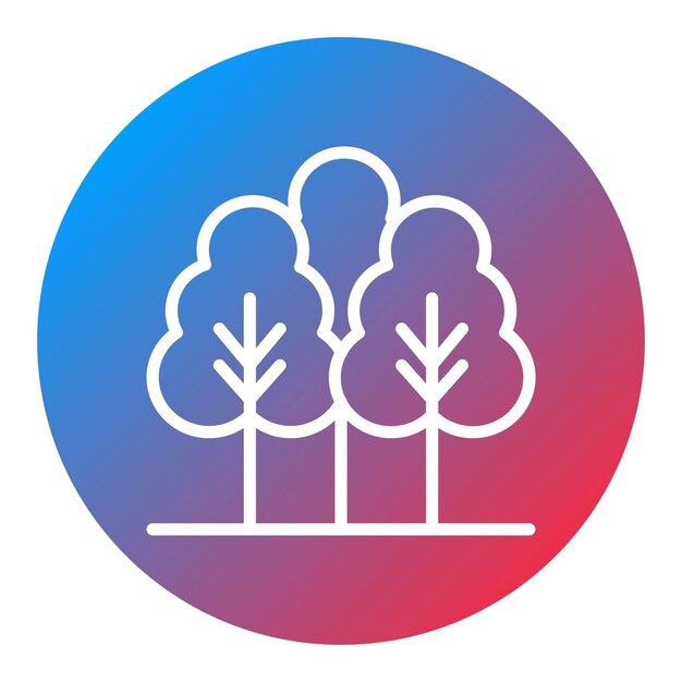 Forest icon vector image Can be used for Trekking
