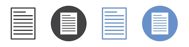 Form icon Flat art in black and white isolated