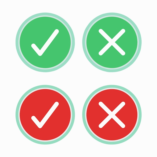 Four circular buttonsTwo of them are vertically aligned with the top one being green
