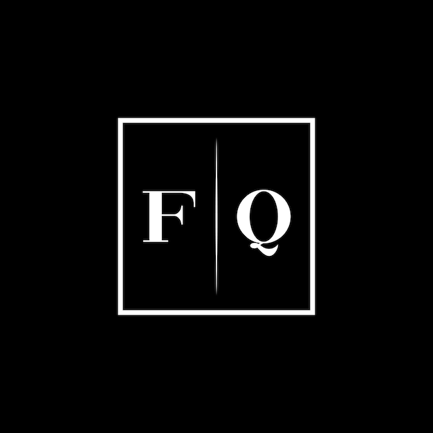 FQ Minimalist Typography Logo