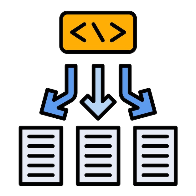 Framework Flat Illustration