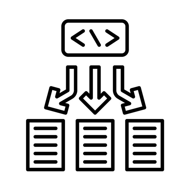 Framework Line Illustration
