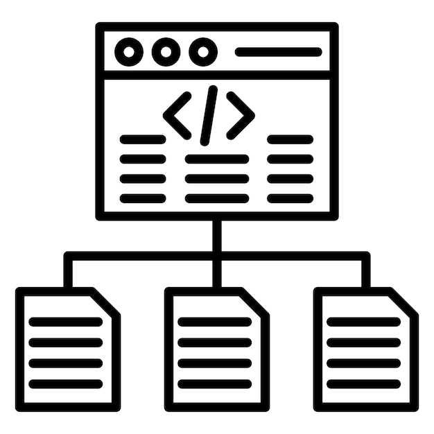 Framework vector icon Can be used for No Code iconset
