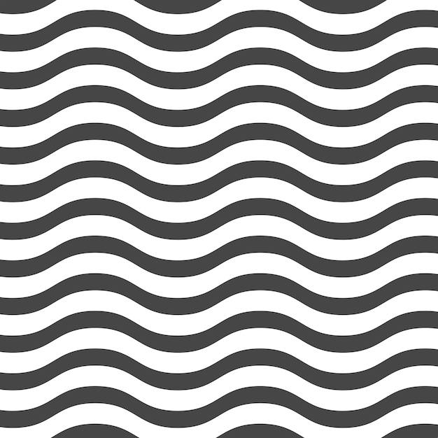 Free black and white random wavy lines pattern