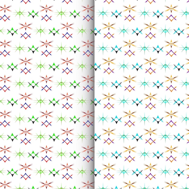 Free vector black and white pattern Vector traditional seamless vintage