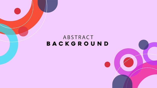 Free vector flat colorful shape abstract geometric background