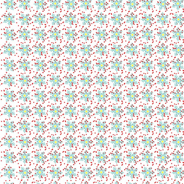 Free vector hand drawn small flowers pattern design