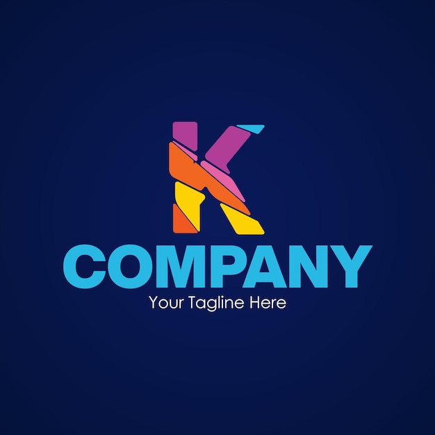 Free vector letter logo icon modern design