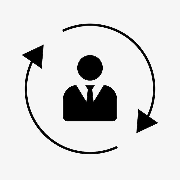 Free Vector User APP icon reload