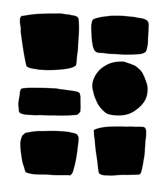 freeform abstract shapes for text background fluid shape design element