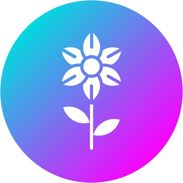 Freesia vector icon Can be used for Flowers iconset