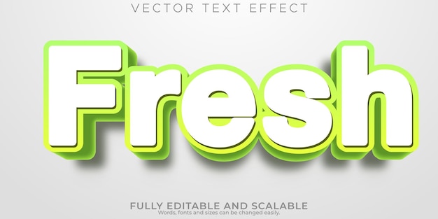Fresh 3D Text Effect
