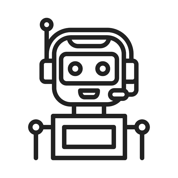 Friendly Robot Icon