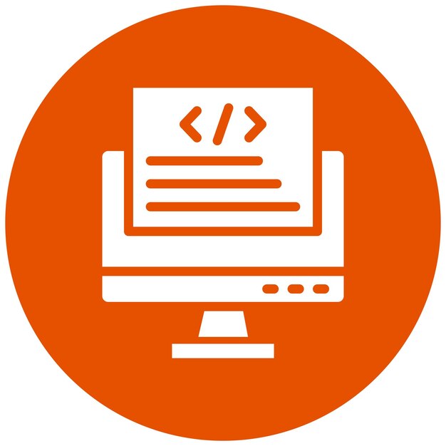 Front end Vector Icon Design Illustration