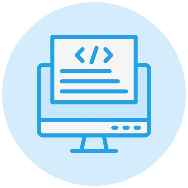 Front end Vector Icon Design Illustration