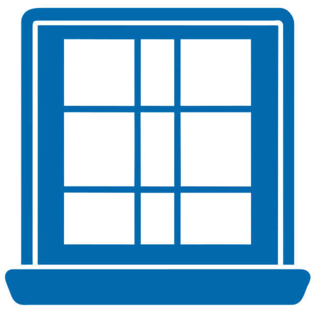 frosty window pane icon