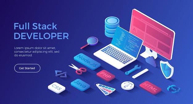 Full Stack Developer Programmer who can work with software and hardware part of the service Backen