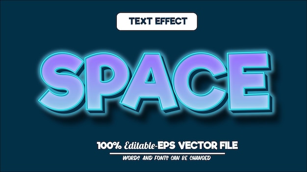 fully editable 3d text effect modern style