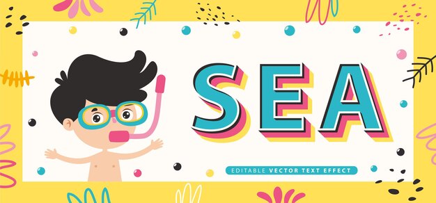 Fully Editable Text Effect Style