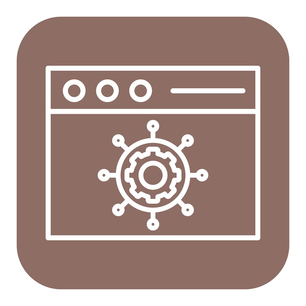 Functionality vector icon Can be used for No Code iconset