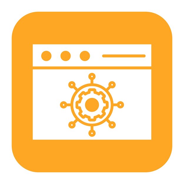 Functionality vector icon Can be used for No Code iconset
