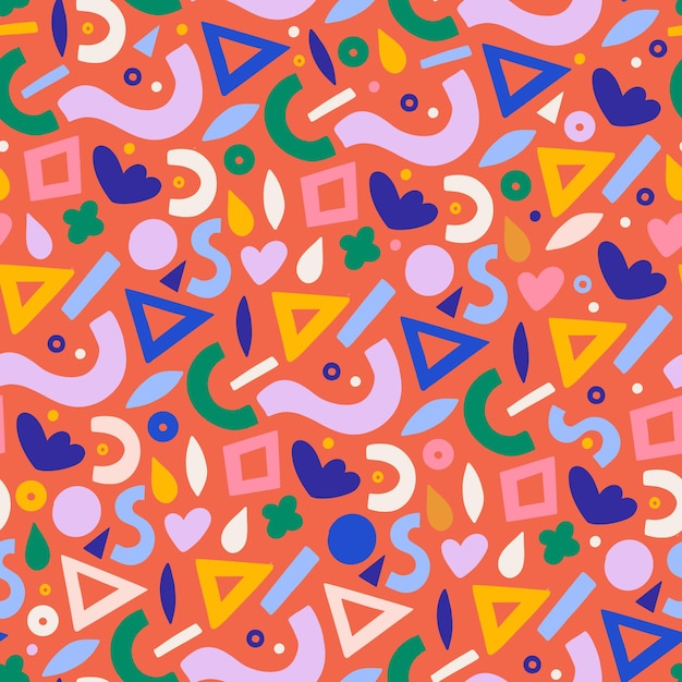 funky geometric pattern