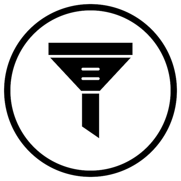 Funnel Vector Icon Design Illustration