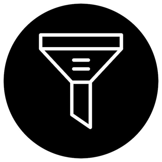 Funnel Vector Icon Design Illustration
