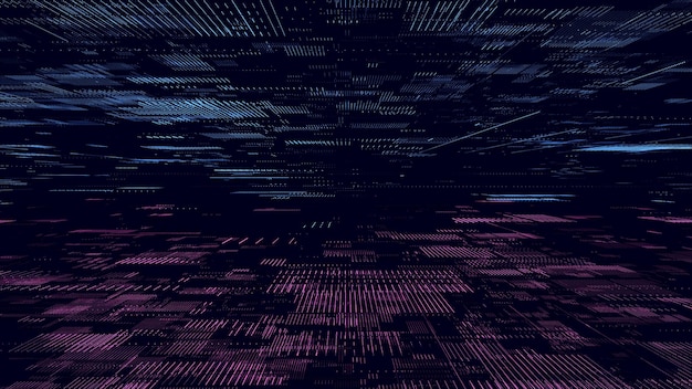 Future digital cyberspace Sorting and analysis digital data Vector technology matrix algorithm Security storage data