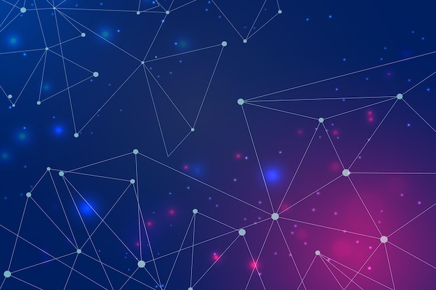 future technology lines abstract wave digital network connection background