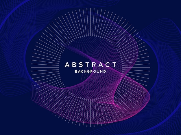 Futuristic Abstract Technology Blue Background
