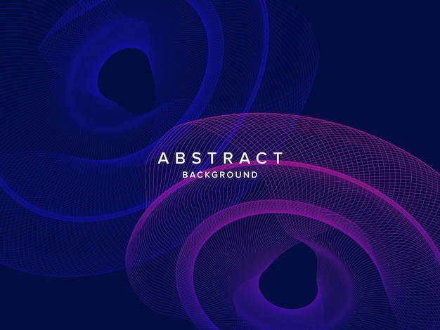 Futuristic Abstract Technology Blue Background