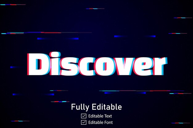 futuristic glitch text effect for video game text for editable cyberpunk glitch text effect