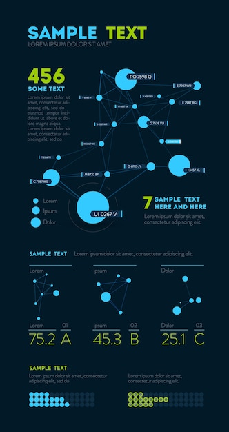 futuristic infographic. information aesthetic . complex data threads graphic visualization. abstract data graph. 