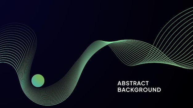 Futuristic Wave A Dynamic Exploration of Glowing Neon Elements
